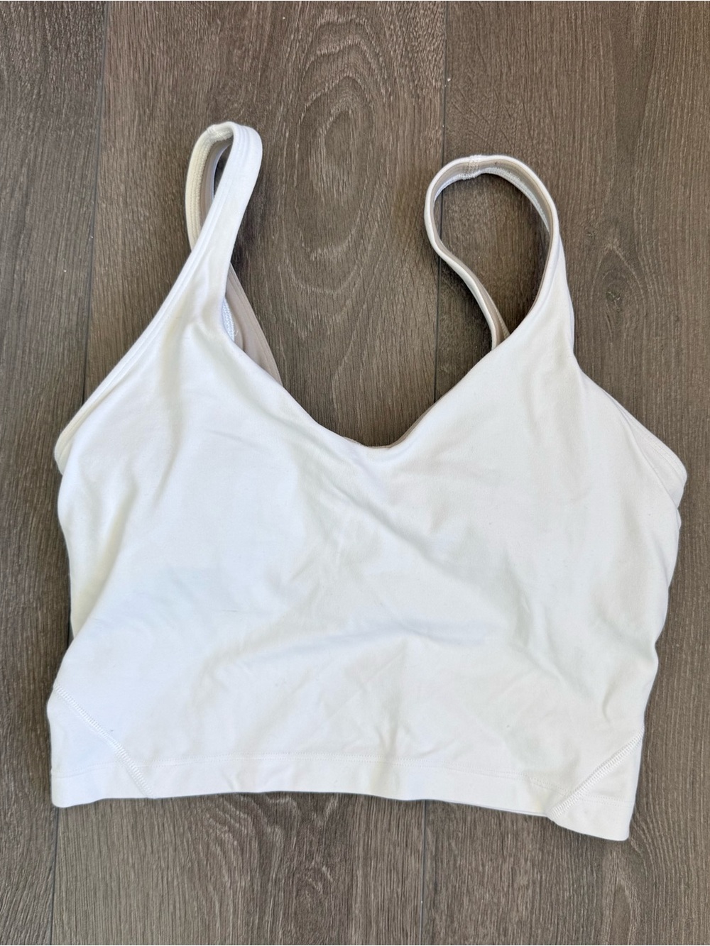 lululemon white sports bra